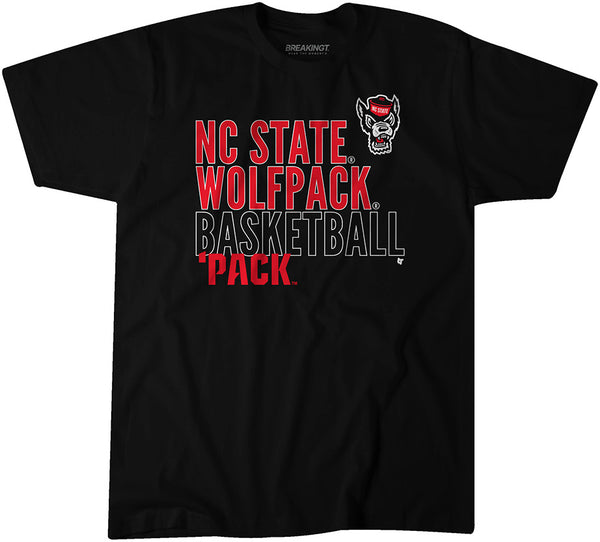 NC State Basketball: Text Logo Overlay