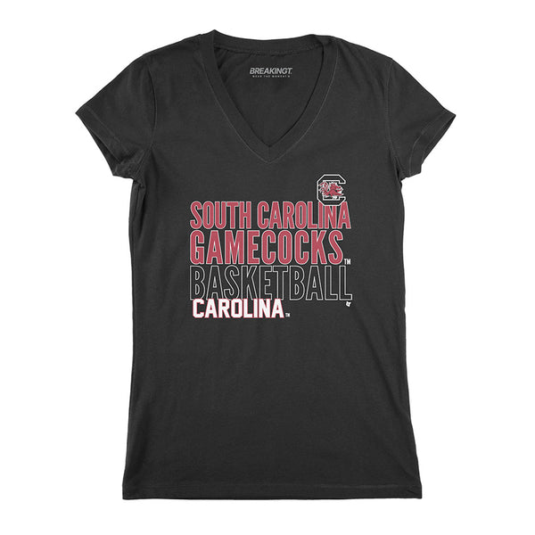 South Carolina Basketball: Text Logo Overlay