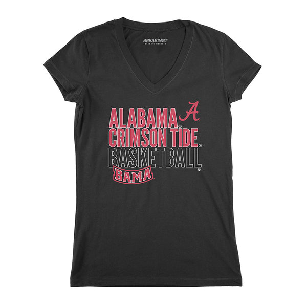 Alabama Basketball: Text Logo Overlay