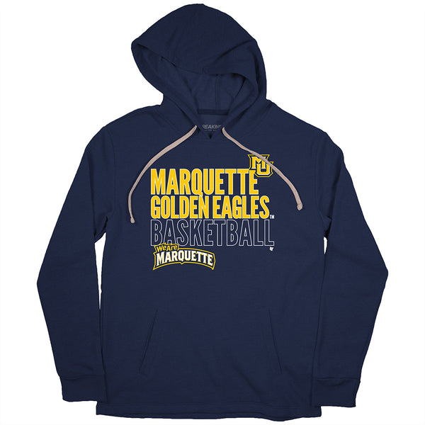 Marquette Basketball: Text Logo Overlay