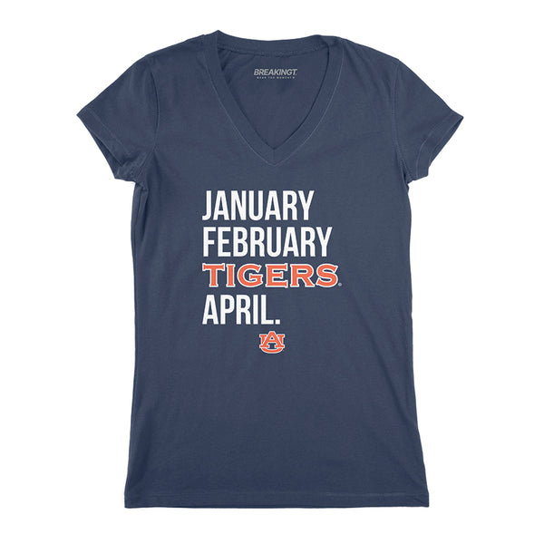 Auburn Basketball: January February AUBURN April