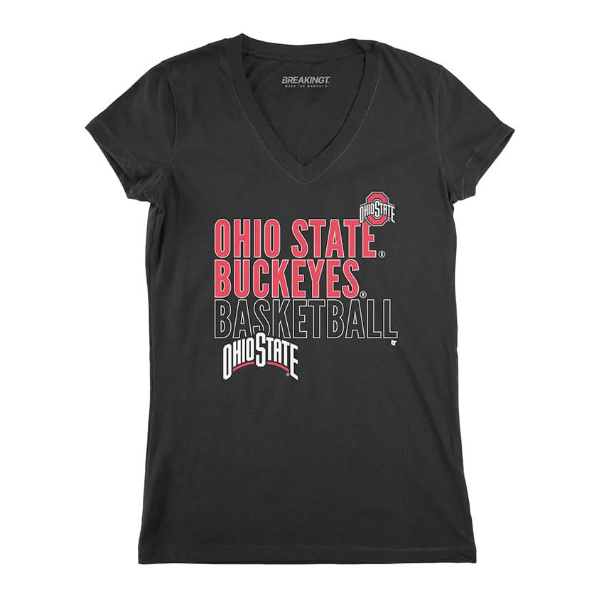 Ohio State Basketball: Text Logo Overlay