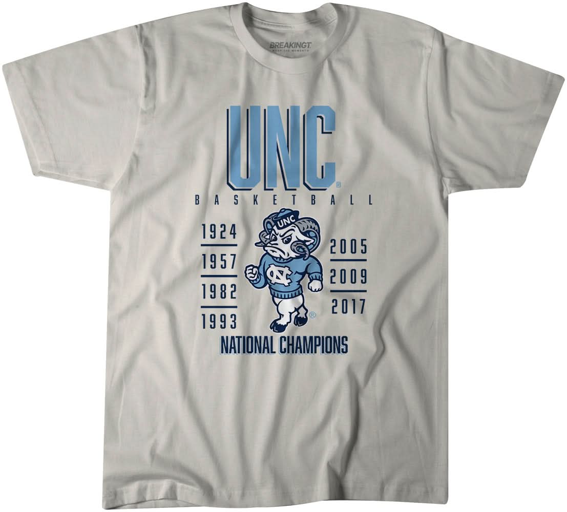UNC Basketball: National Champions Years