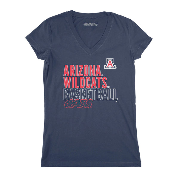 Arizona Basketball: Text Logo Overlay