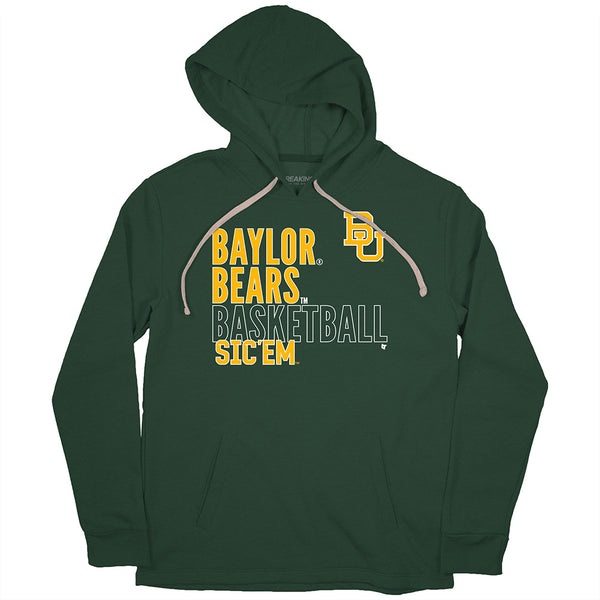 Baylor Basketball: Text Logo Overlay