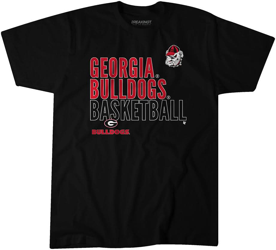 Georgia Basketball: Text Logo Overlay