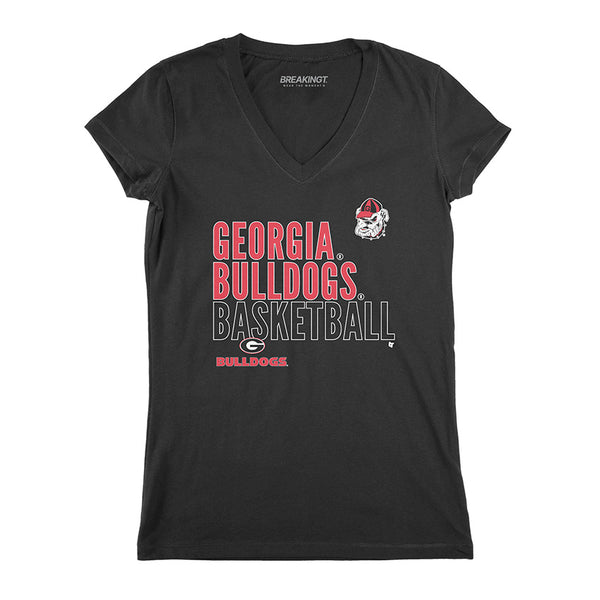 Georgia Basketball: Text Logo Overlay