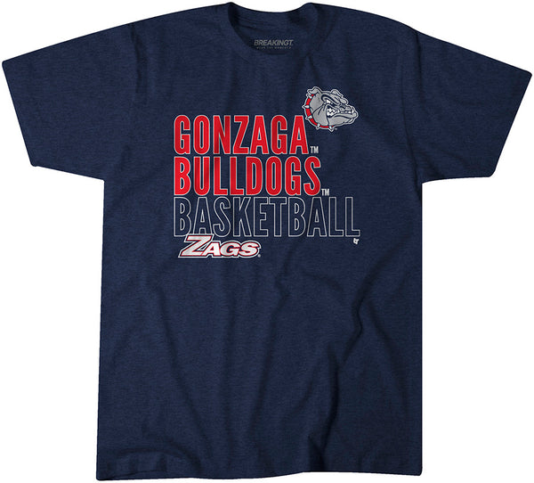 Gonzaga Basketball: Text Logo Overlay