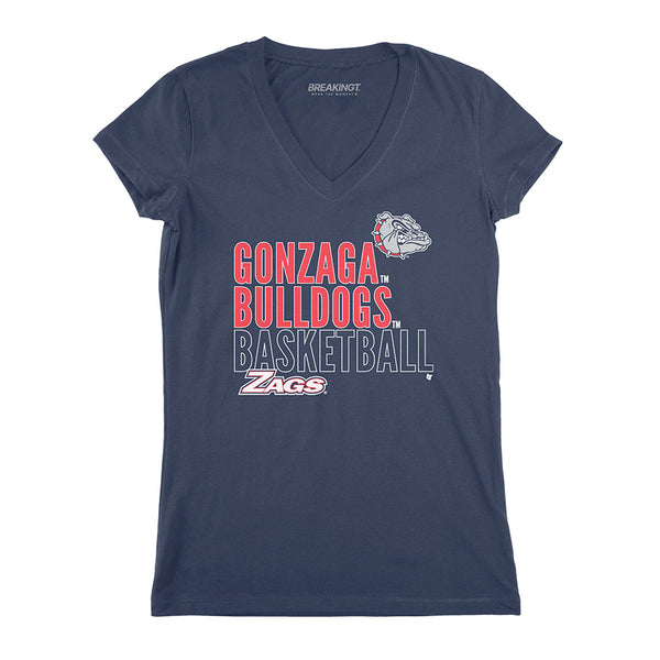 Gonzaga Basketball: Text Logo Overlay