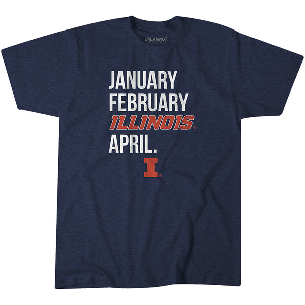 Illinois Basketball: January February ILLINOIS April