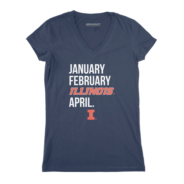 Illinois Basketball: January February ILLINOIS April