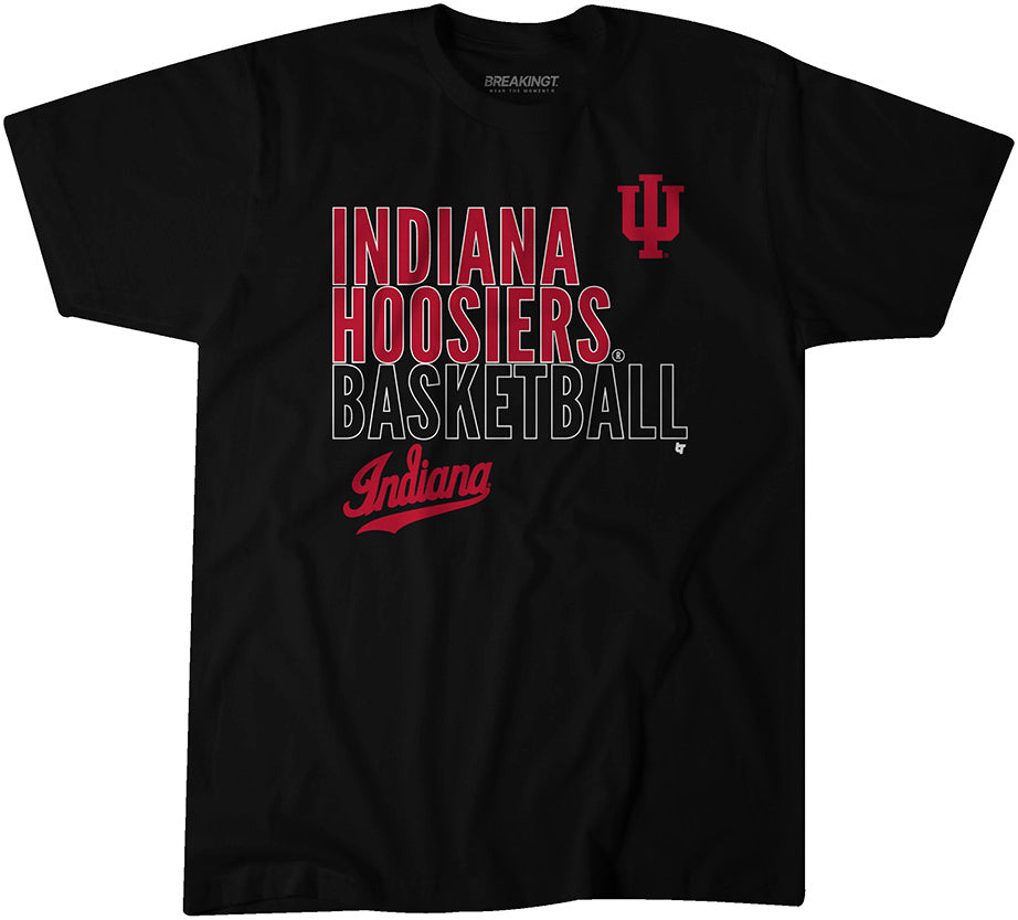 Indiana Basketball: Text Logo Overlay