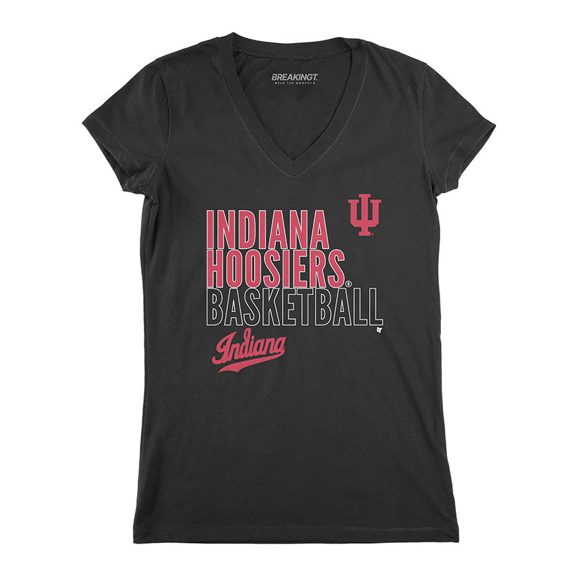 Indiana Basketball: Text Logo Overlay