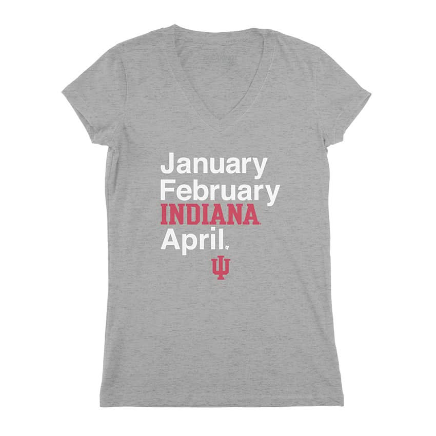 Indiana Basketball: January February INDIANA April