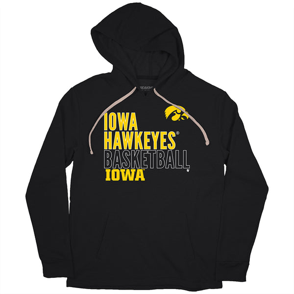 Iowa Basketball: Text Logo Overlay