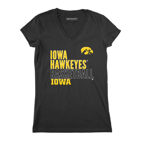 Iowa Basketball: Text Logo Overlay