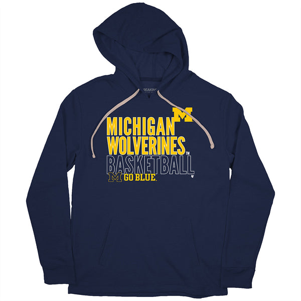 Michigan Basketball: Text Logo Overlay