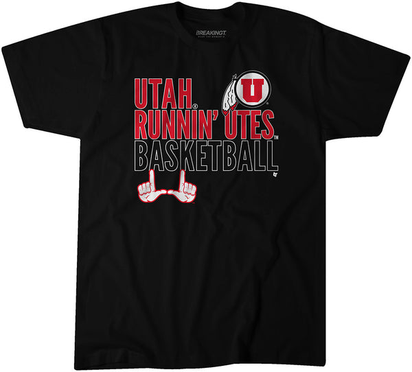 Utah Basketball: Text Logo Overlay