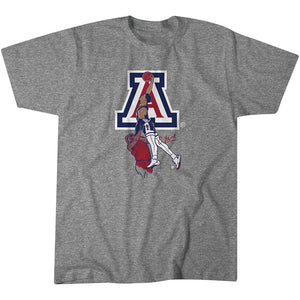 Arizona Basketball: Caleb Love Poster Dunk