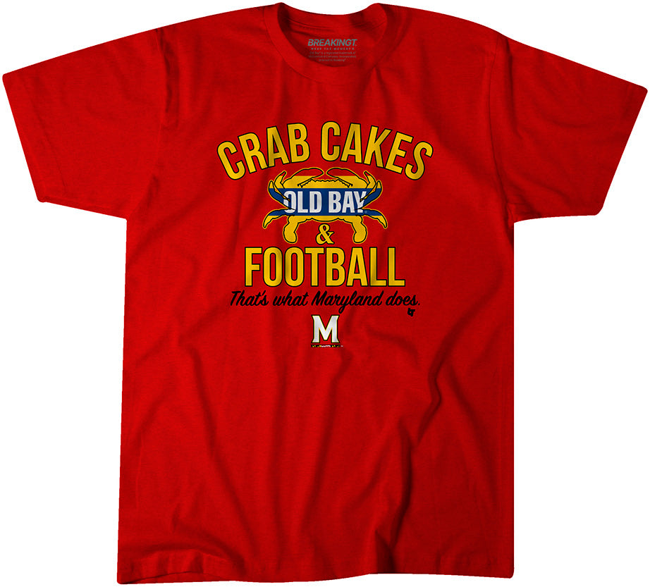 Maryland Terrapins: Crab Cakes & Old Bay & Football