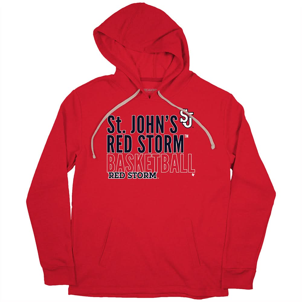 St. John's Basketball: Text Logo Overlay