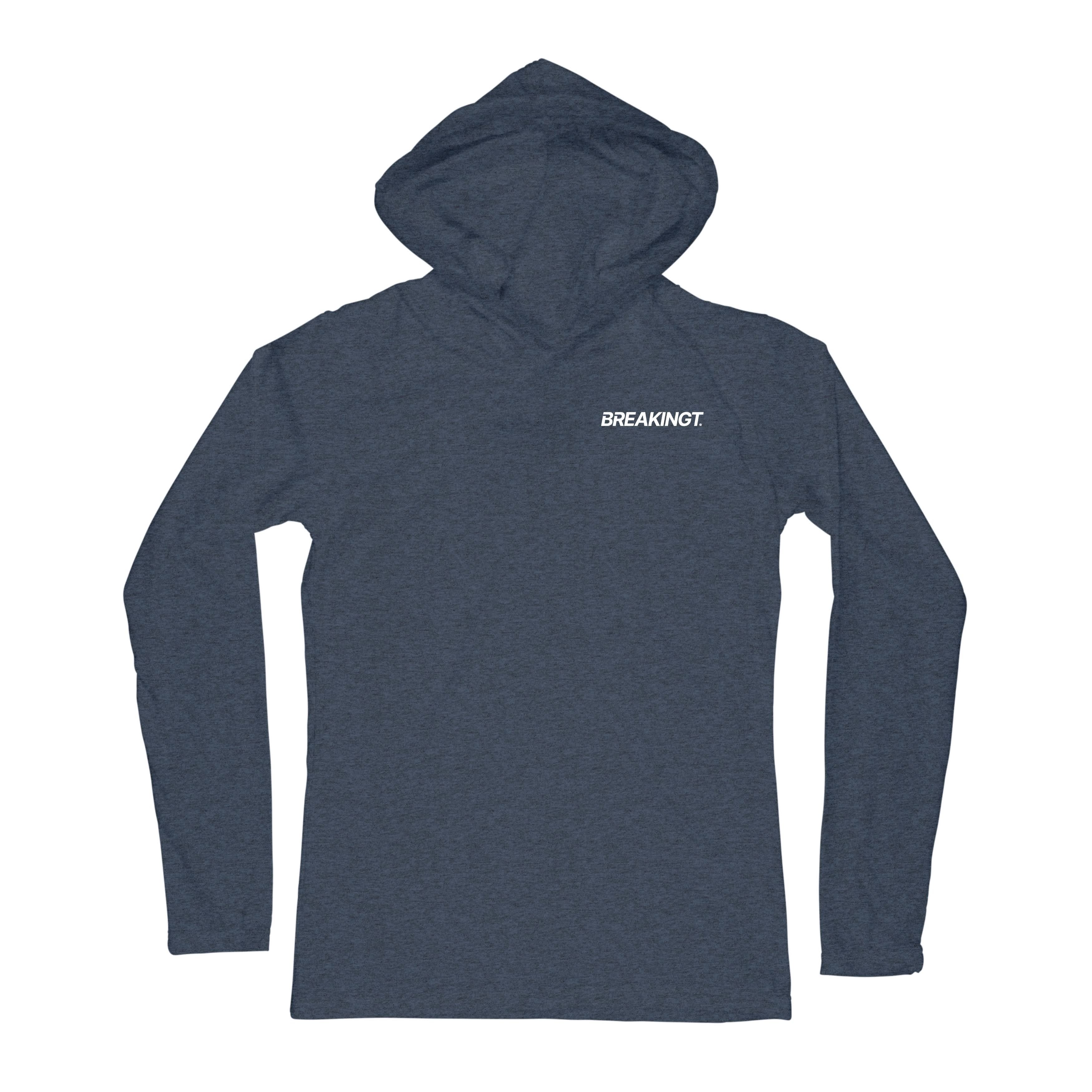 BreakingT Lightweight Hoodie Left Chest Logo