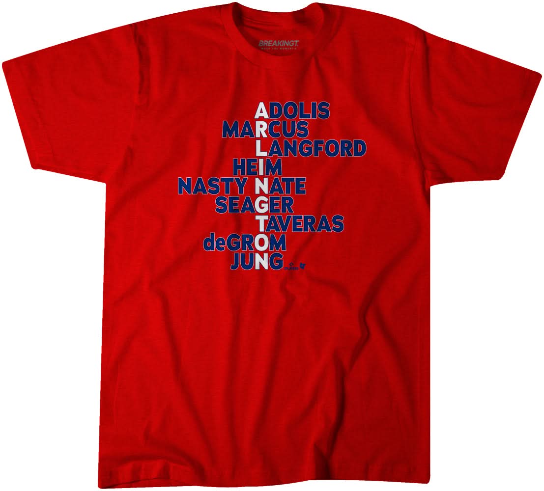 Arlington Texas Baseball Player Names 2025 Adult Unisex Tee - BWP