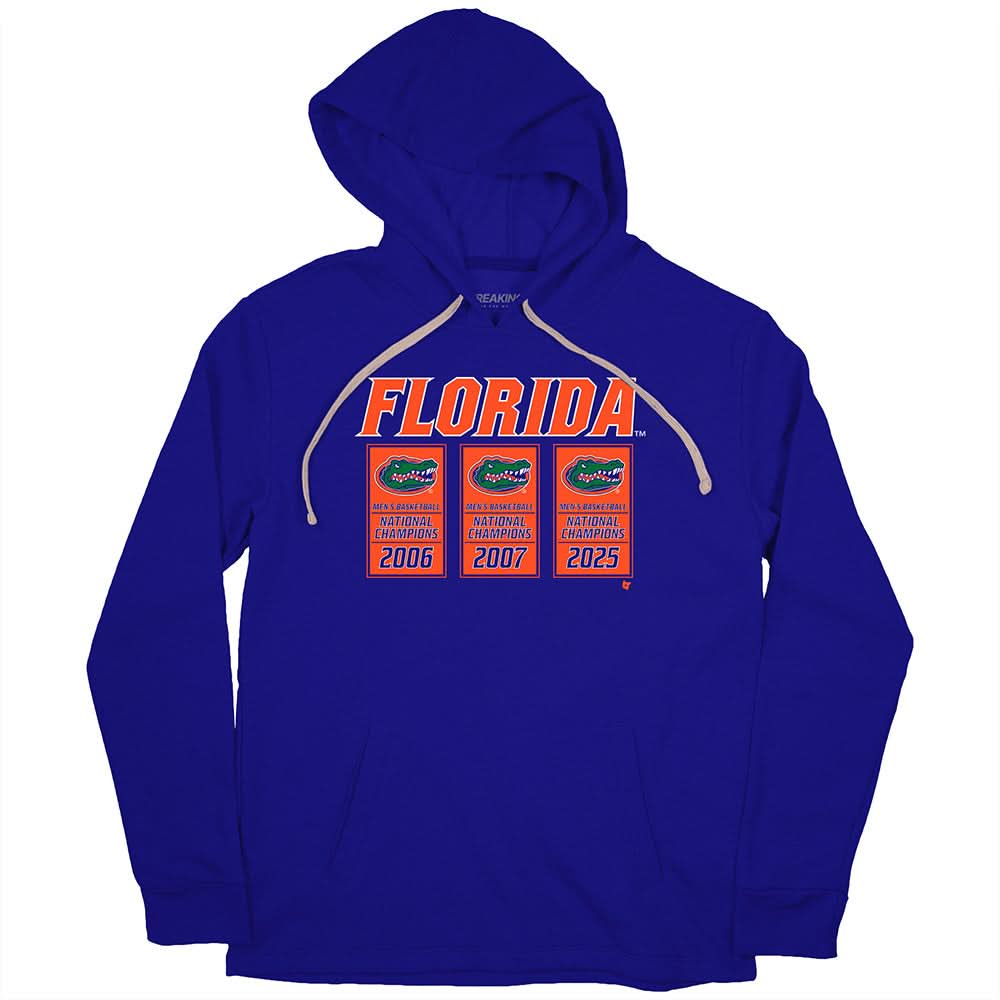 Florida Basketball: 2025 NCAA Champions Banners