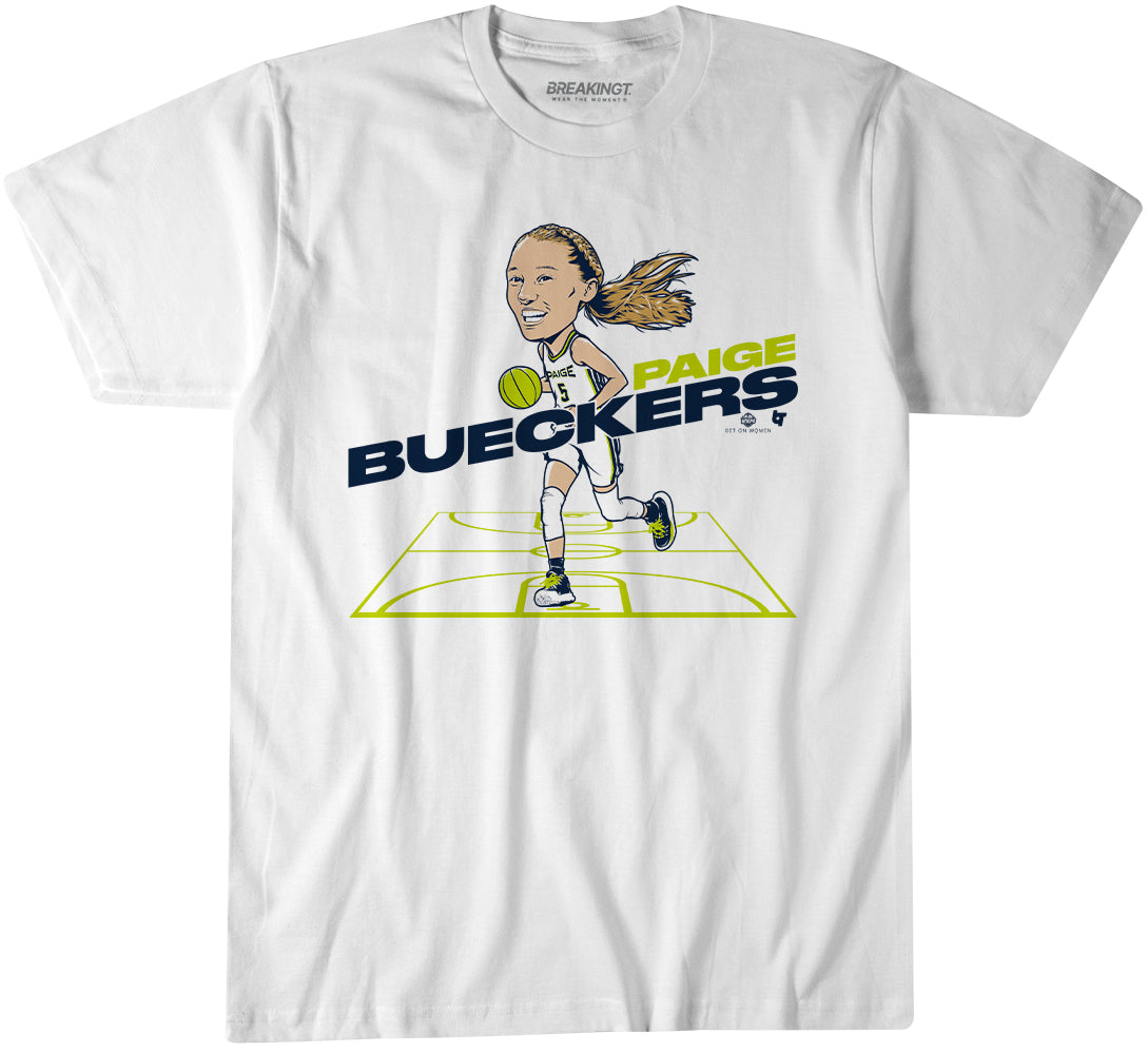 Paige Bueckers: Dallas Caricature