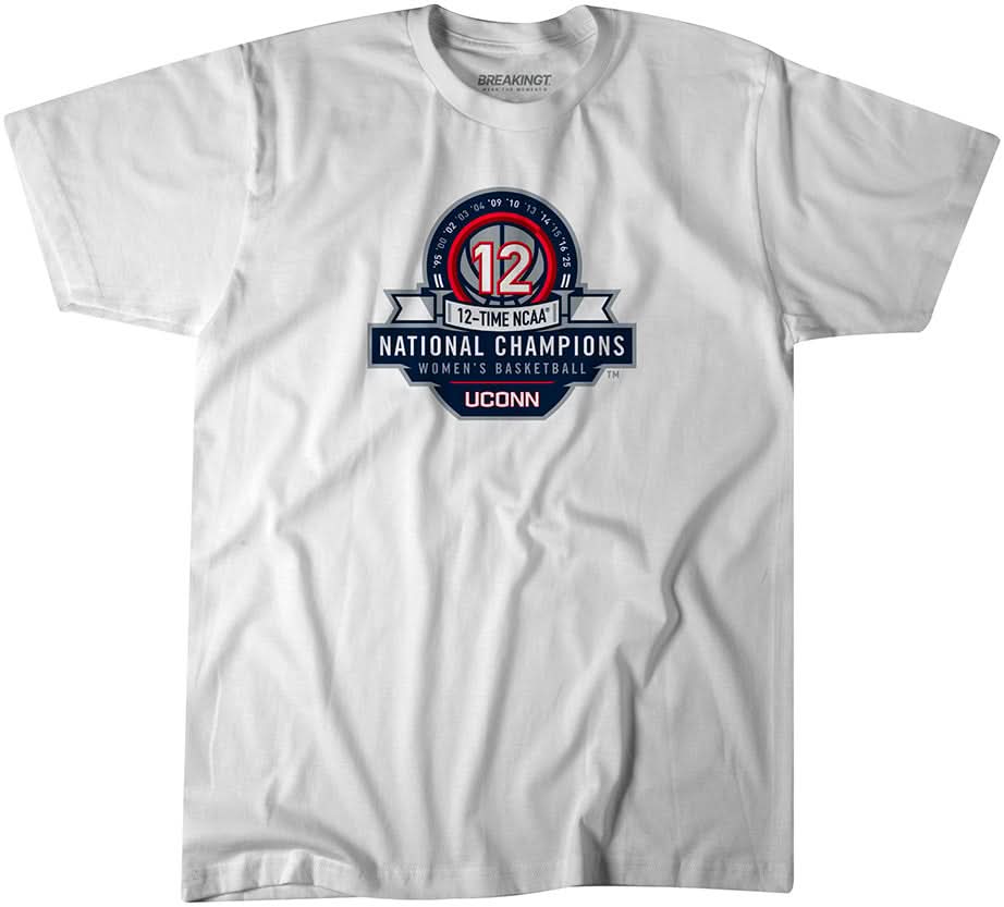 UConn Women's Basketball: 12x NCAA Champions Logo
