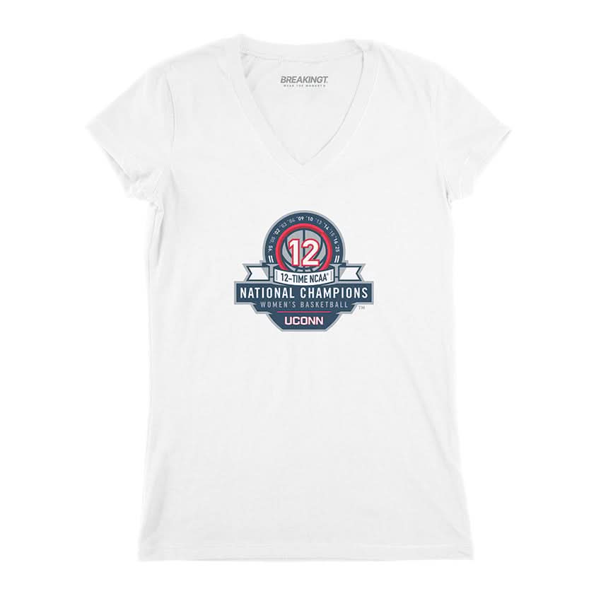 UConn Women's Basketball: 12x NCAA Champions Logo