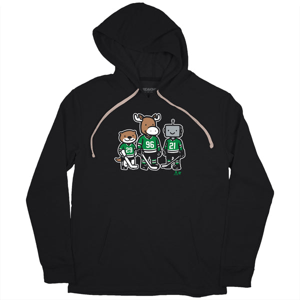 Jake Oettinger, Mikko Rantanen And Jason Robertson: Otter, Moose And Robo Guys