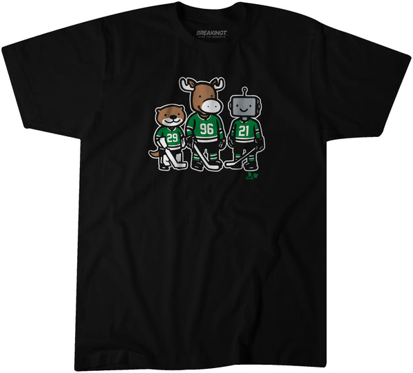 Jake Oettinger, Mikko Rantanen And Jason Robertson: Otter, Moose And Robo Guys