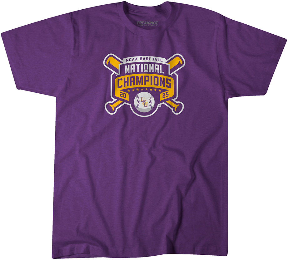 LSU Baseball: 2025 National Champions Logo
