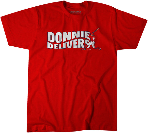 Brendan Donovan: Donnie Delivers Shirt, St. Louis - MLBPA x BreakingT