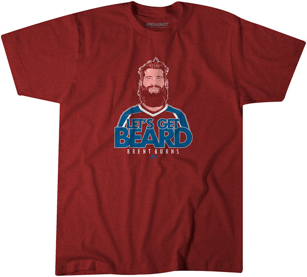 Brent Burns Let's Get Beard Shirt - Colorado Hockey, NHLPA & BreakingT
