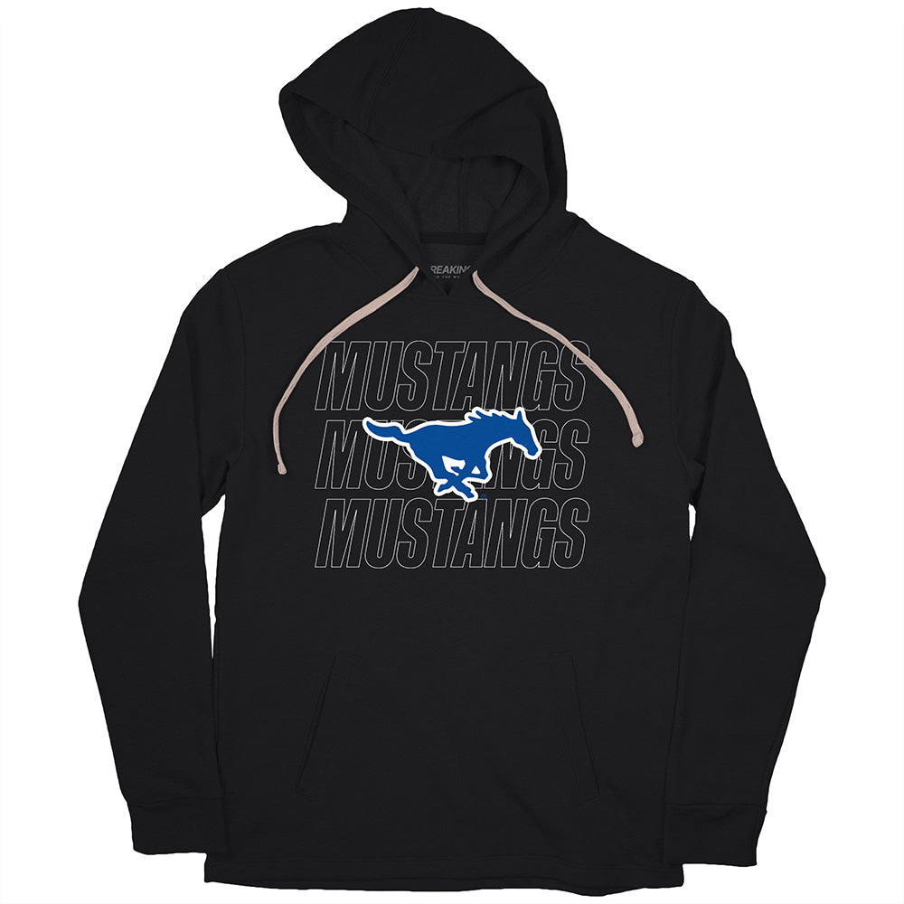 SMU Mustangs: Repeating Wordmark