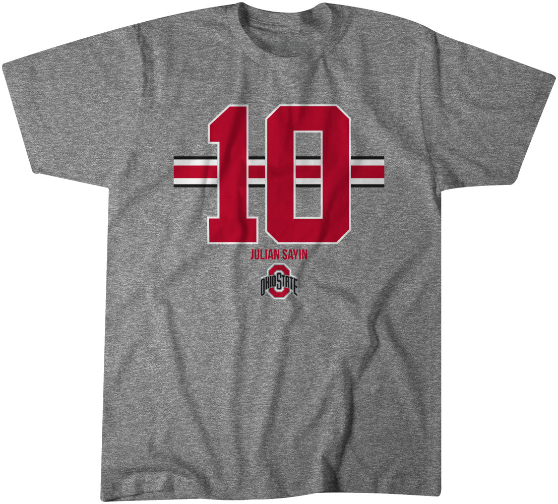 Ohio State Football: Julian Sayin Name Number Stripe