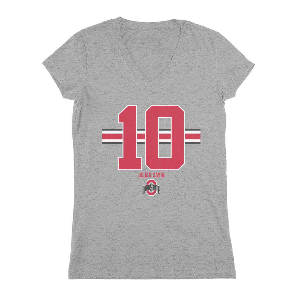 Ohio State Football: Julian Sayin Name Number Stripe