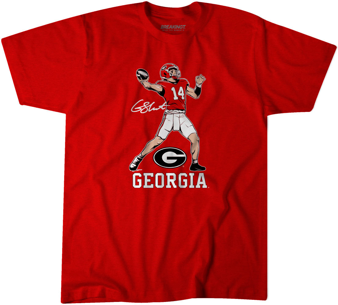 Georgia Football: Gunner Stockton Superstar Pose