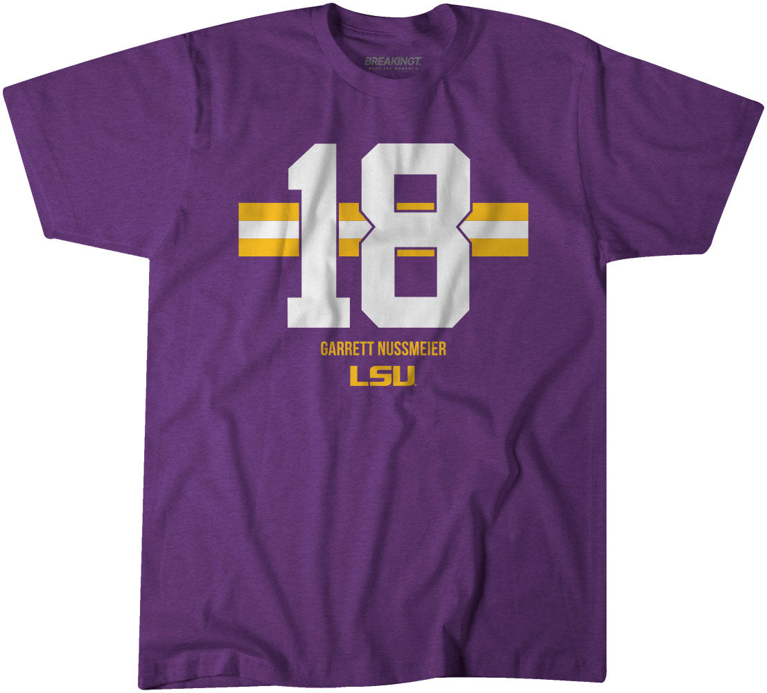 LSU Football: Garrett Nussmeier 18 Stripe