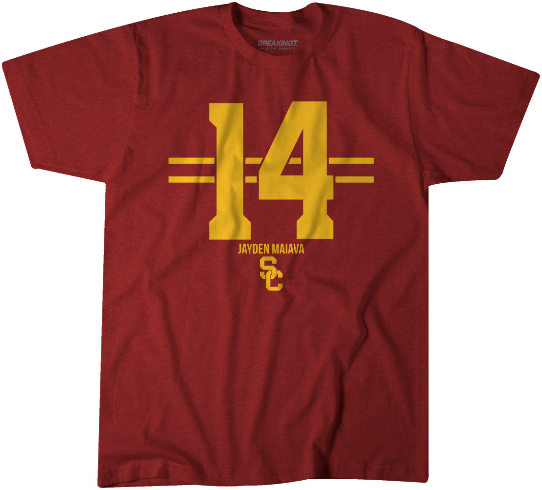 USC Football: Jayden Maiava Name Number Stripe