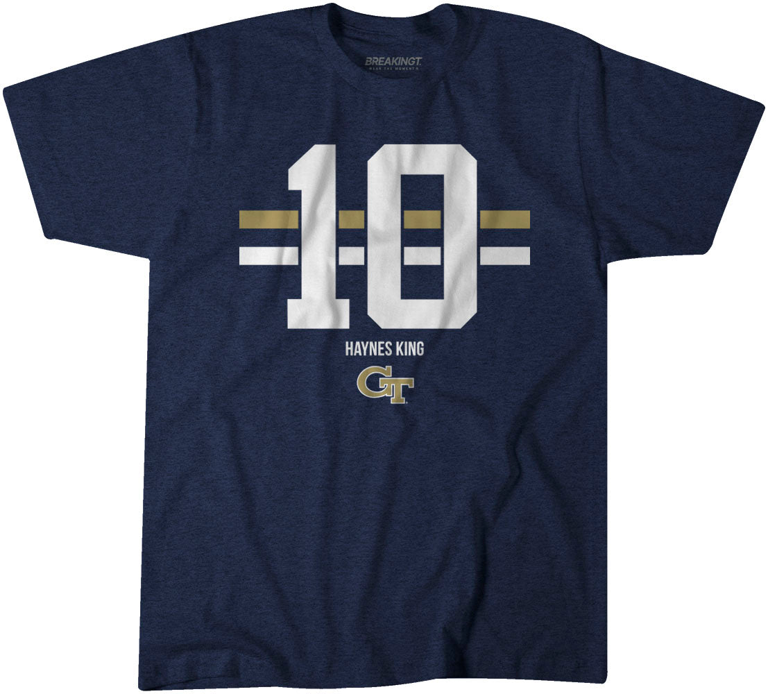 Georgia Tech Football: Haynes King Name Number Stripe