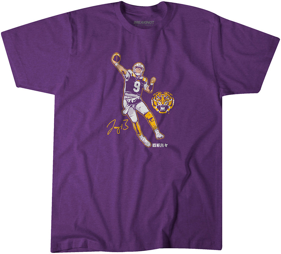 LSU Football: Joe Burrow Superstar Pose