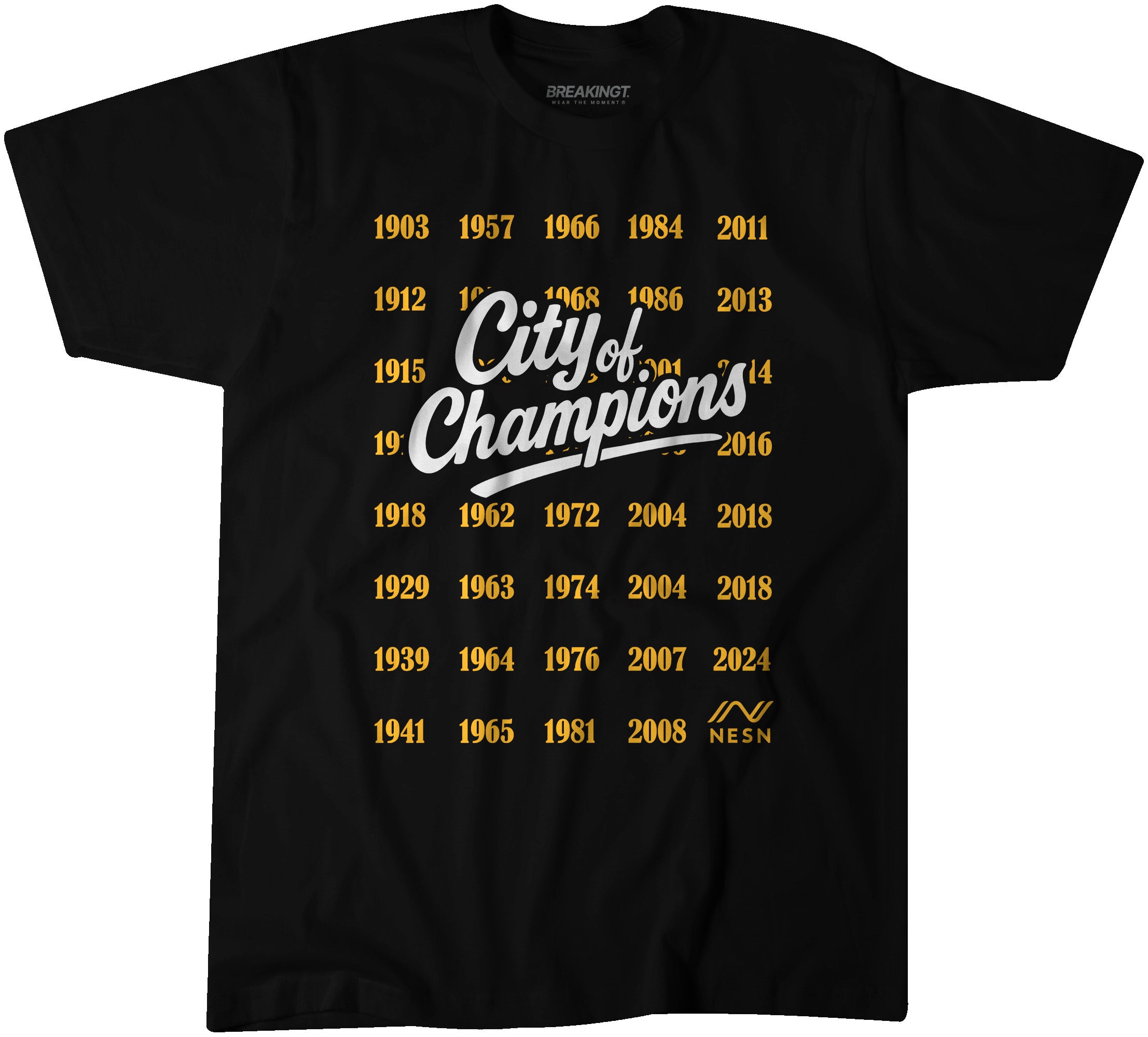 NESN: City Of Champions Years