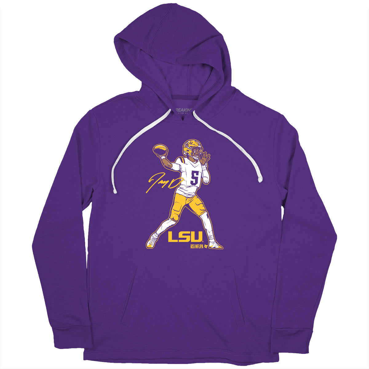 LSU Football: Jayden Daniels Superstar Pose