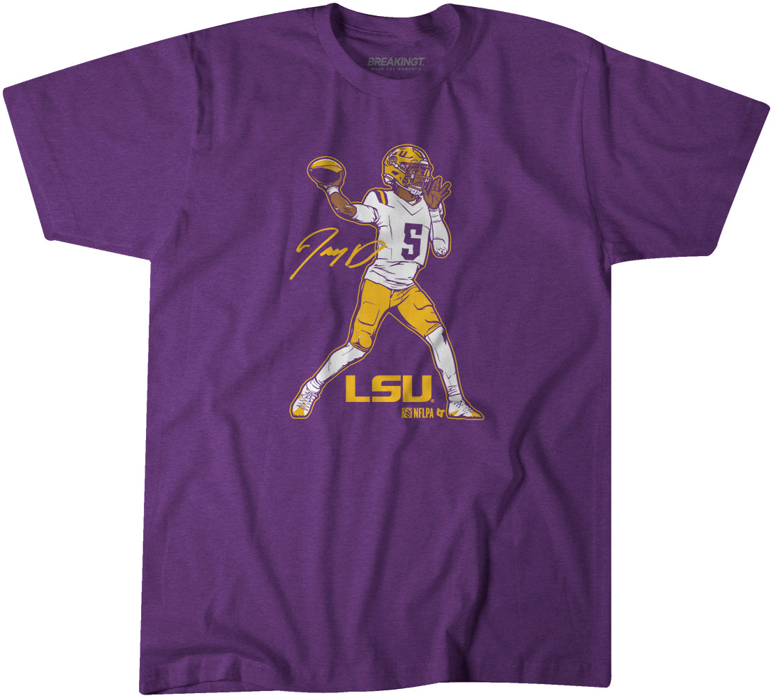 LSU Football: Jayden Daniels Superstar Pose