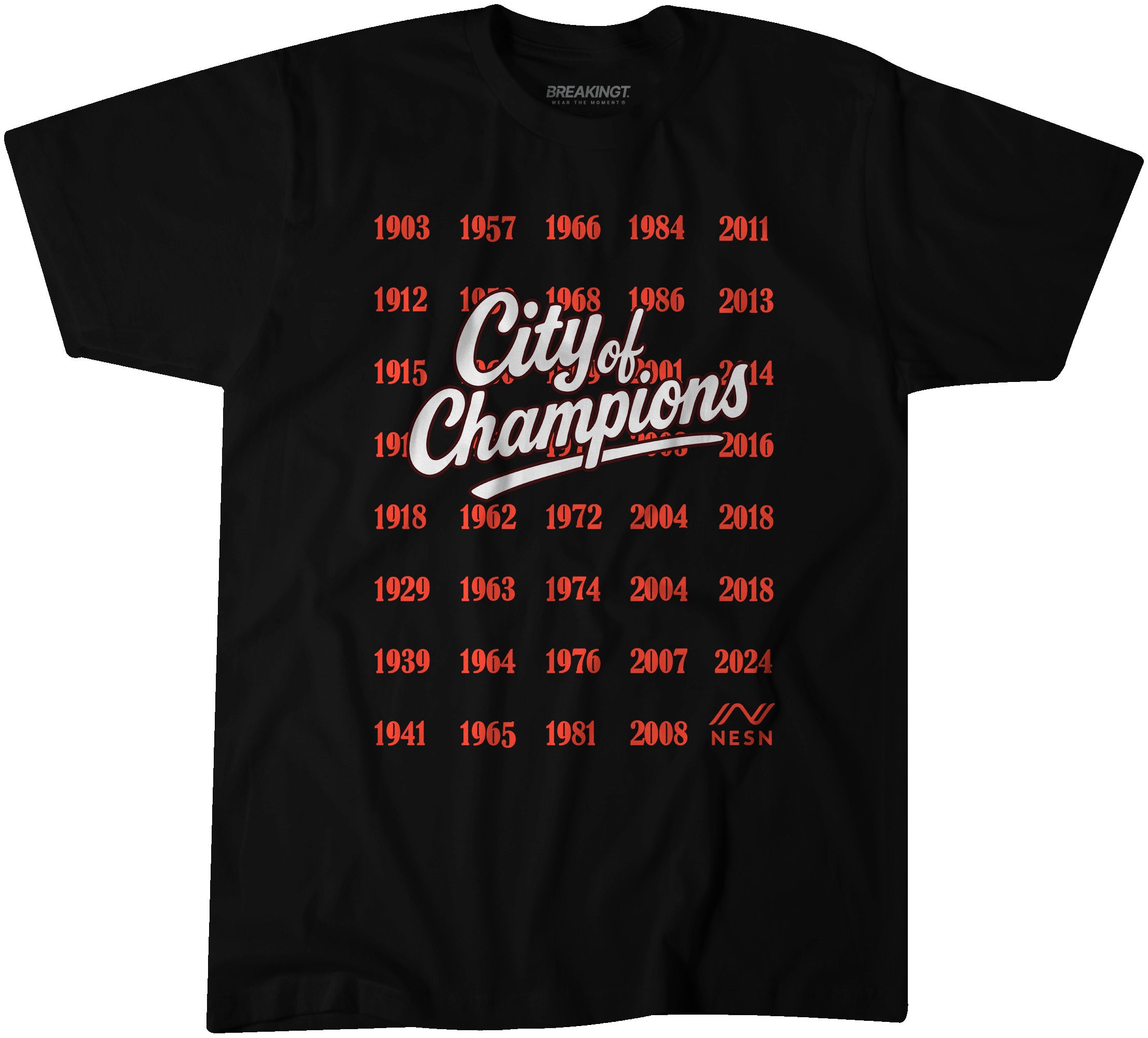NESN: City Of Champions Years