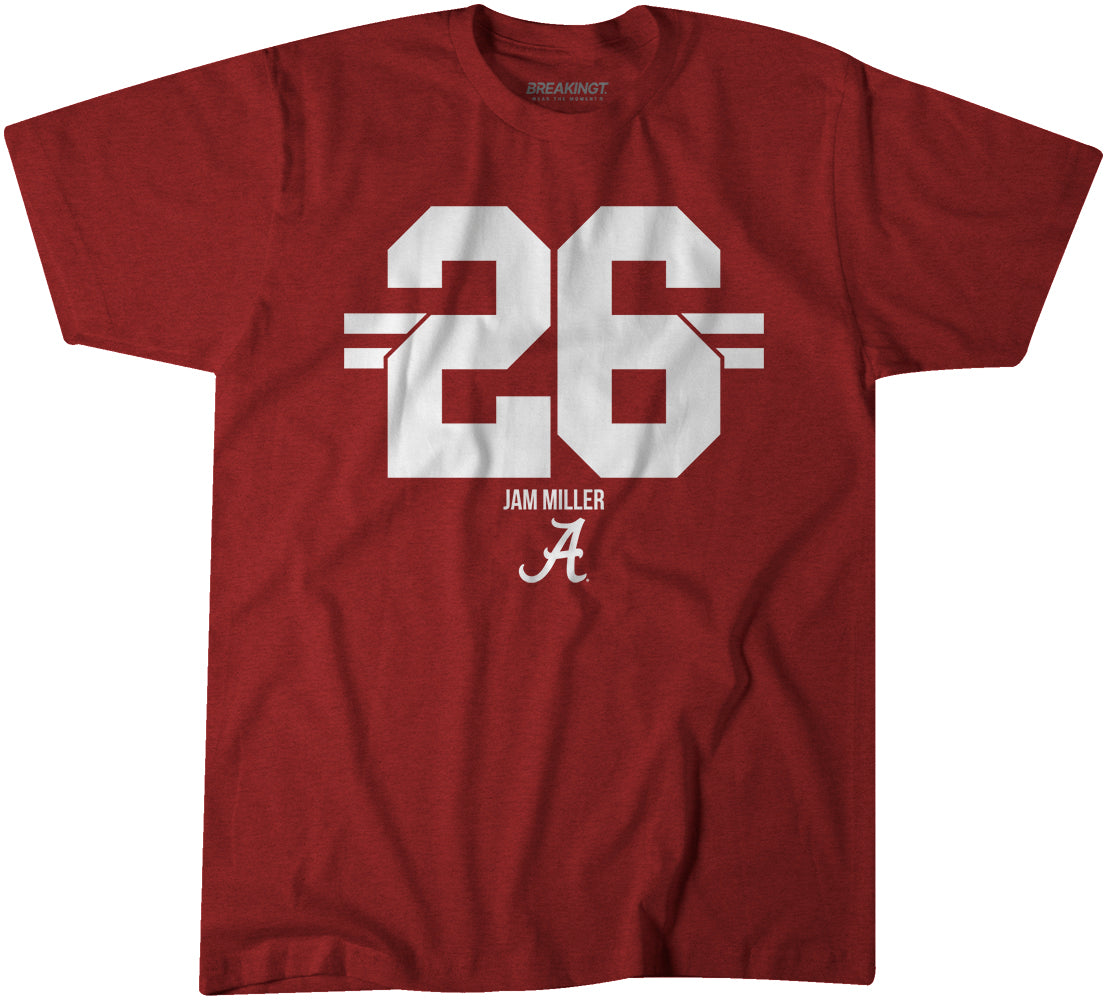Alabama Football: Jam Miller 26 Stripe