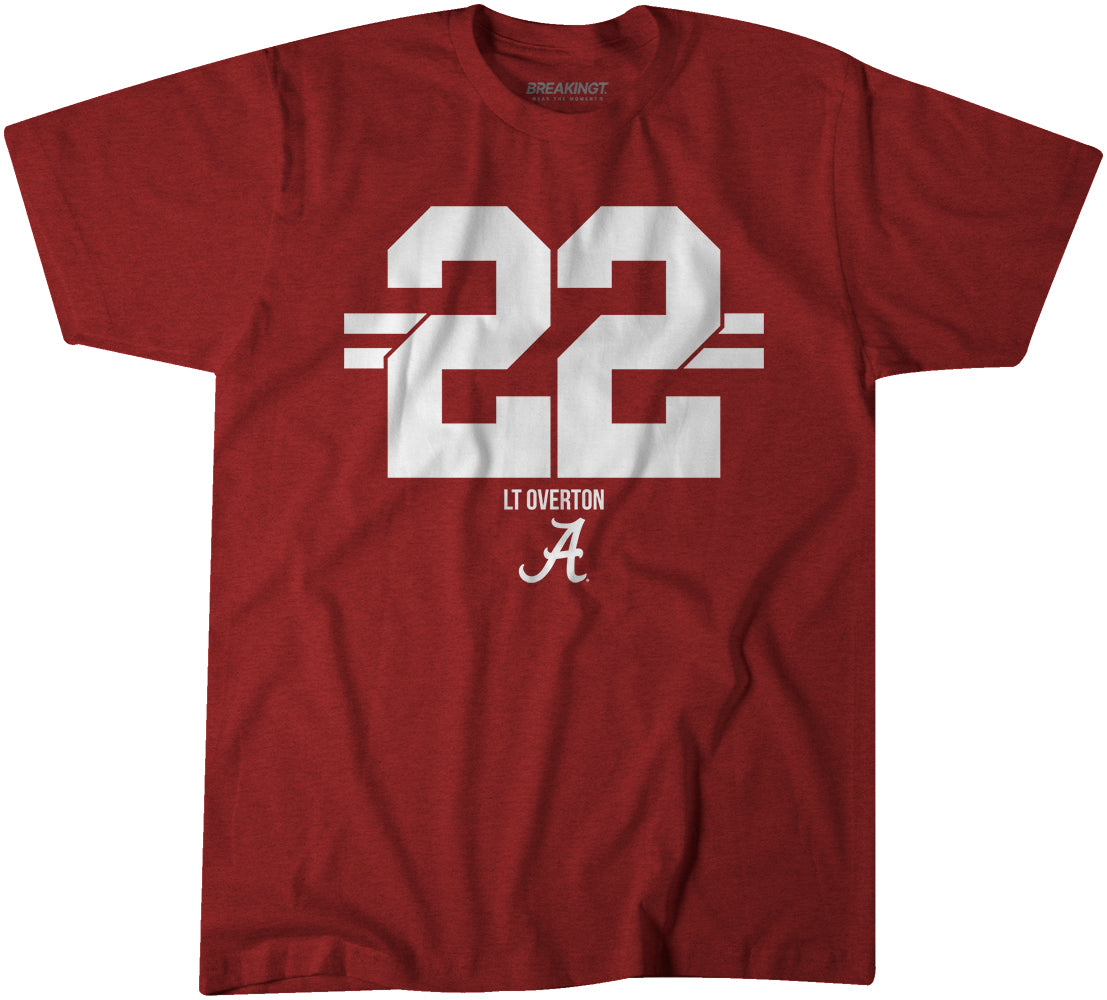Alabama Football: LT Overton 22 Stripe